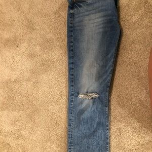 Ann Taylor Loft High Waist Straight Crop